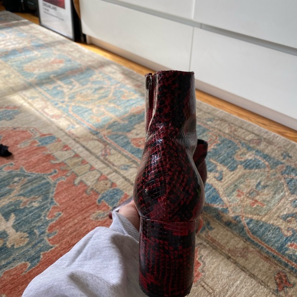 Marc Fisher Snakeskin Booties - Picture 7 of 9